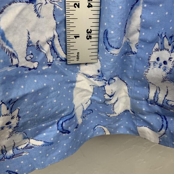 Bea & Dot ModCloth Dress Womens 4X Blue Cat Print Fit & Flare Pockets - Picture 7 of 10